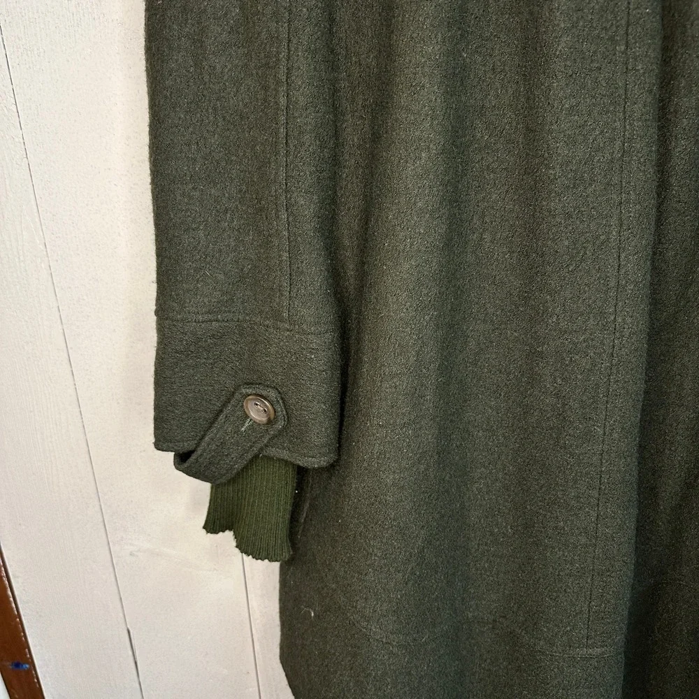 Free People Dark Green Toggle Coat